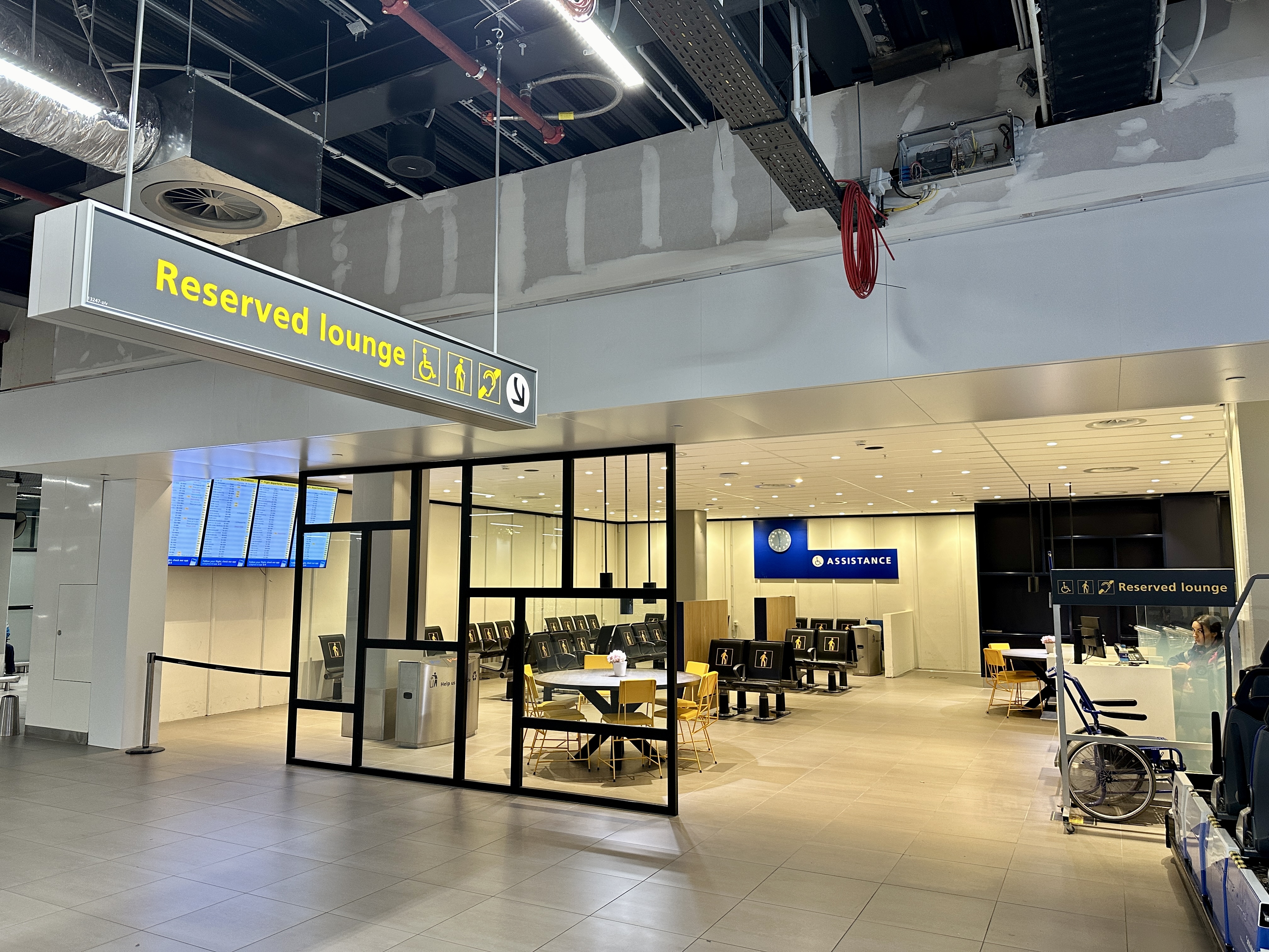 암스테르담 공항 라운지