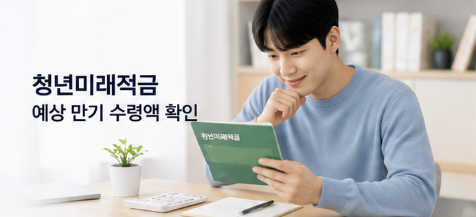 청년미래적금 예상 만기 수령액 계산 확인