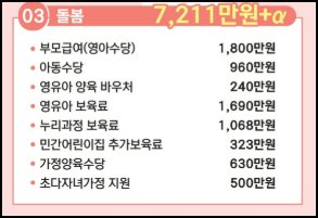 보은군 아이돌봄 지원금