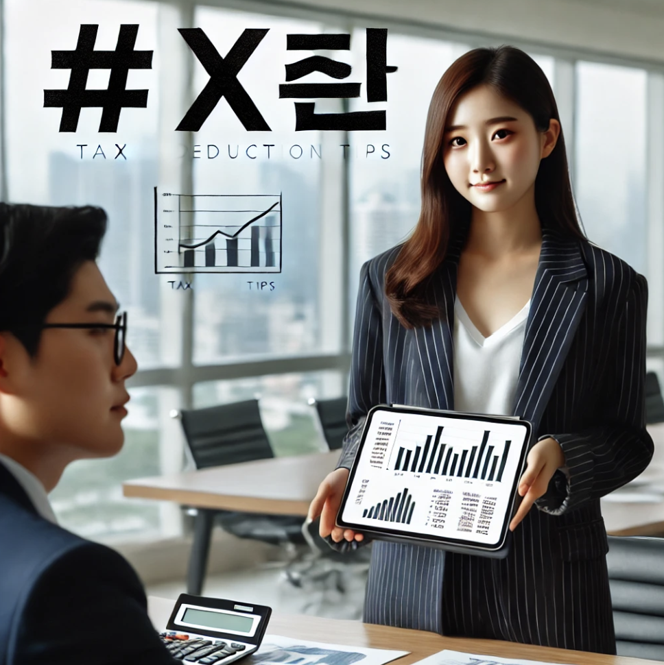 세금 절감 전략을 제시하는 재무 상담가