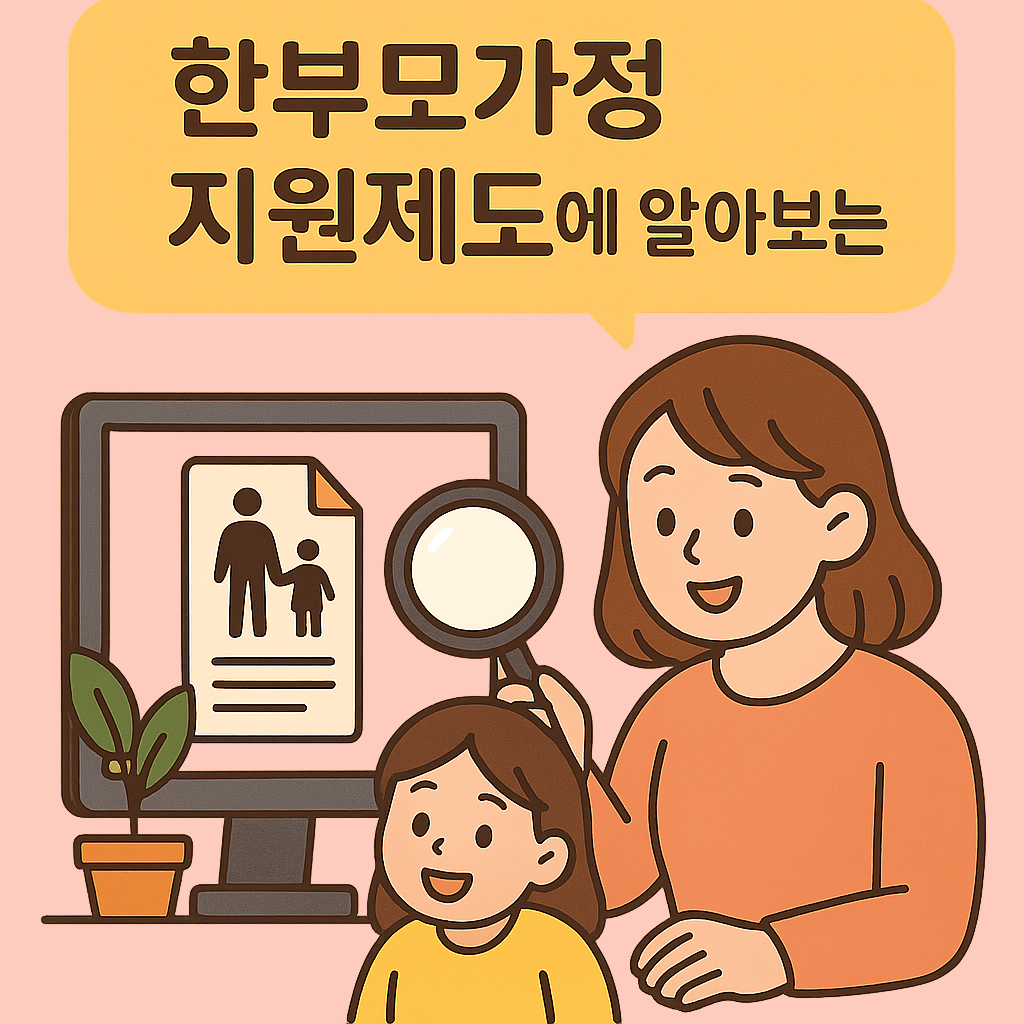 2025년 한부모가정 지원제도 총정리 💡 혜택부터 신청방법까지 한눈에!