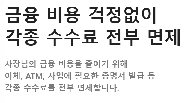 카카오뱅크 개인사업자통장
