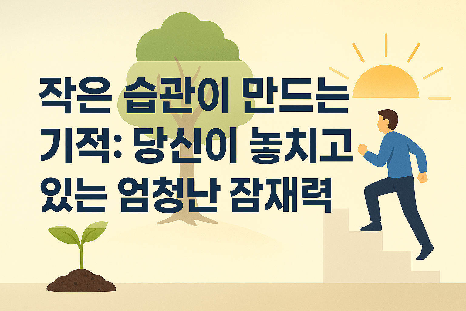 작은 습관이 만드는 기적: 당신이 놓치고 있는 엄청난 잠재력
