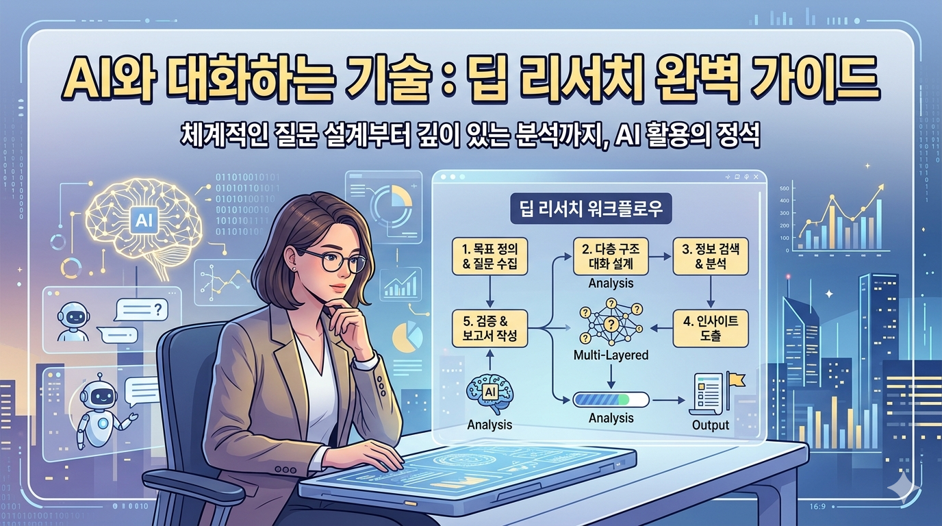AI와 대화하는 기술 : 딥 리서치 완벽 가이드