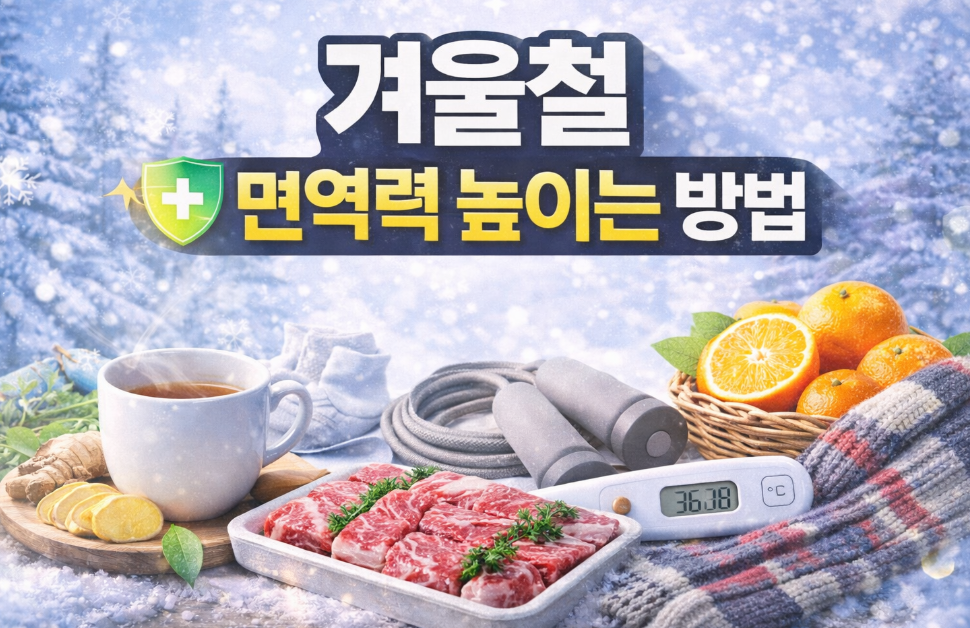 면역력 높이는 방법