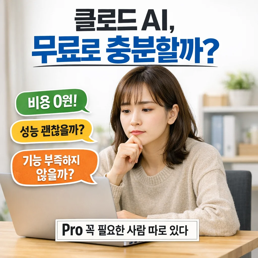 클로드 AI 무료 vs 유료(Pro) 차이, 어떤 사람에게 필요할까?