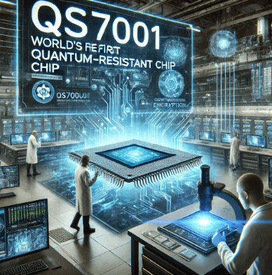 세계 최초 양자공격 방어 칩 QS7001