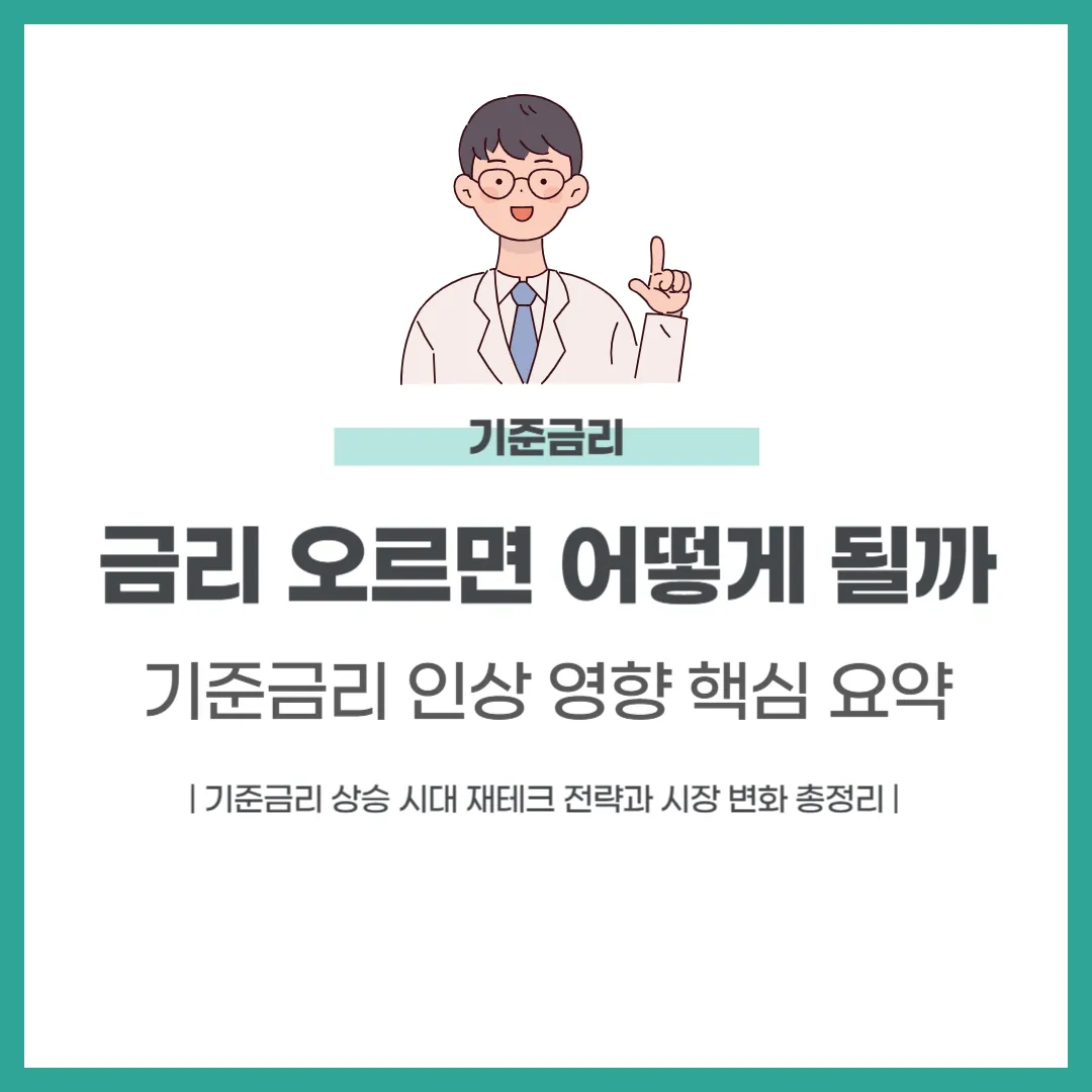 기준금리 인상 영향