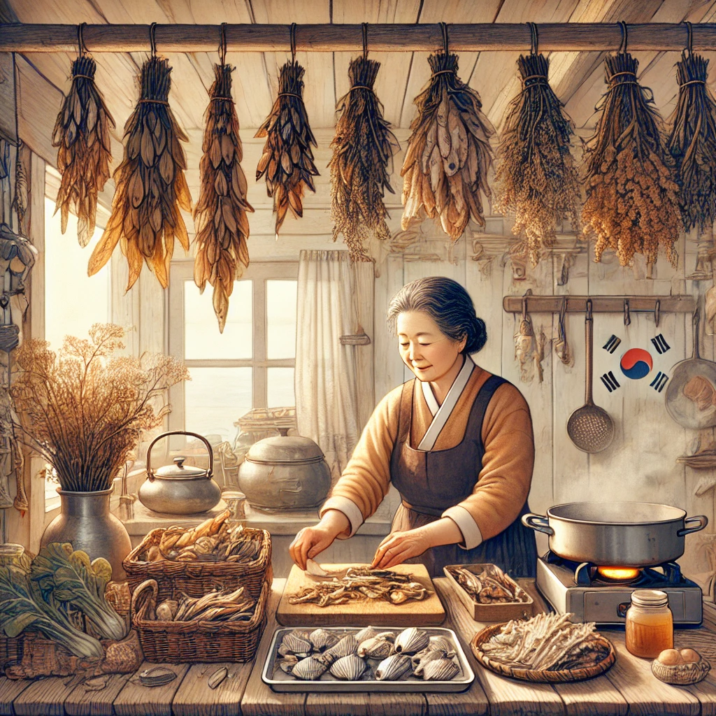 울릉도 특산물 음식 따개비칼국수 관련 사진