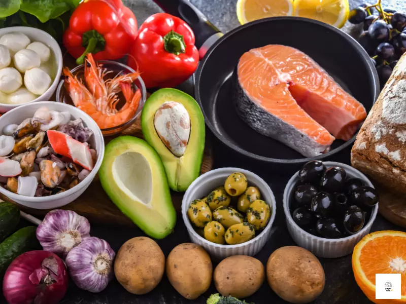 지중해식 식단음식