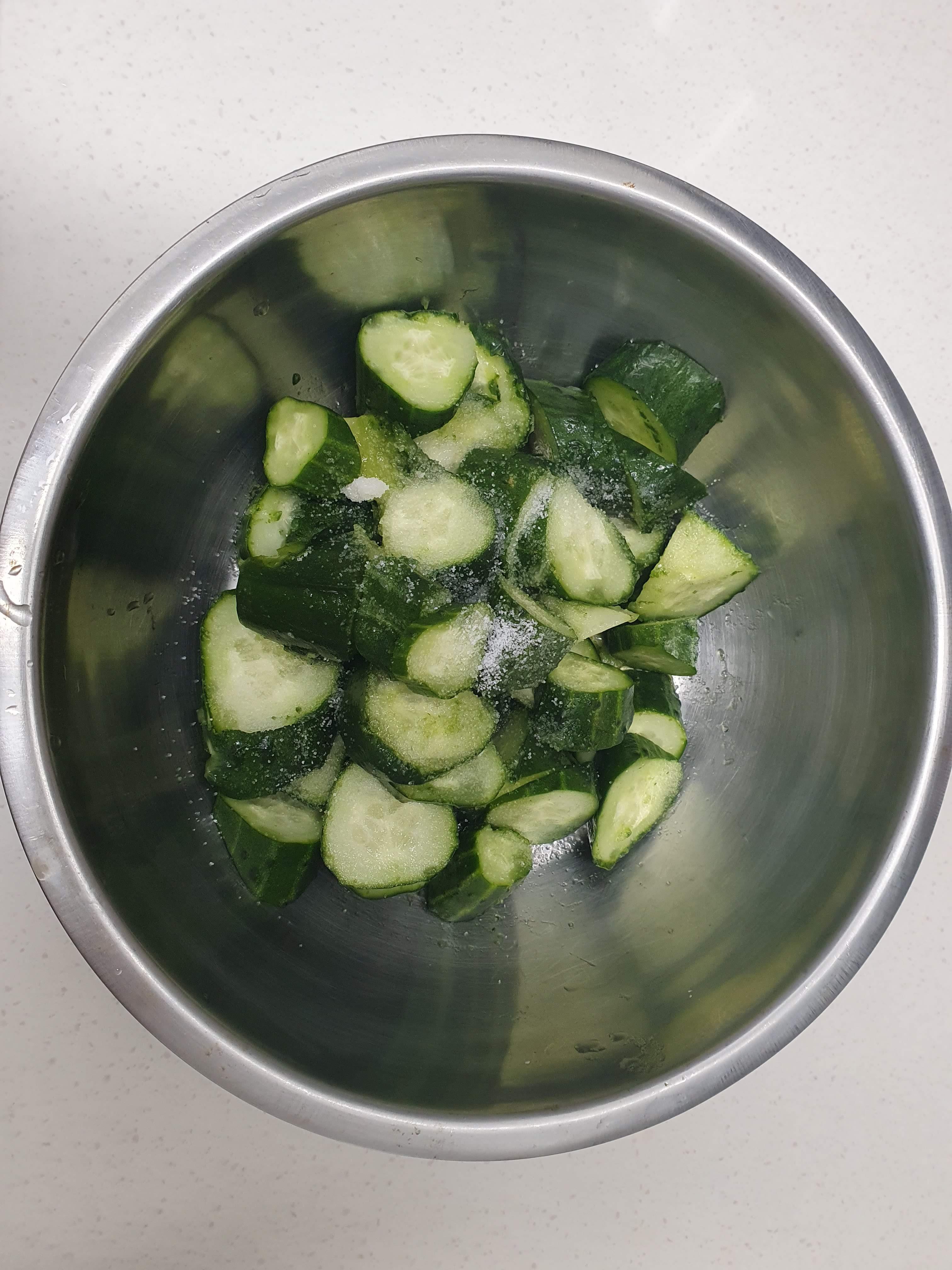 오이무침 참기름