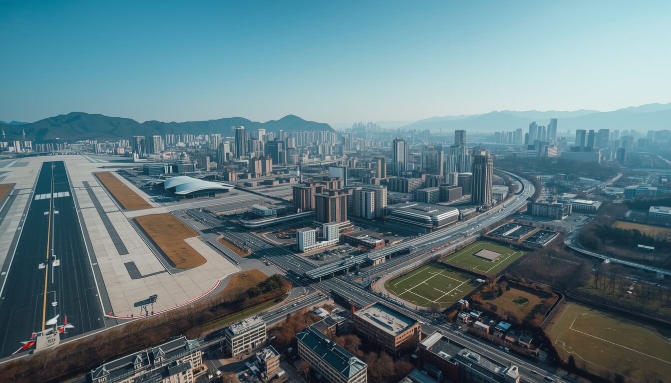 드론 비행금지구역 공항 관제권 도심 항공뷰
