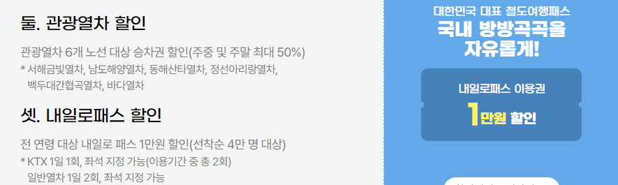 '여행가는 달' 교통, 숙박, 놀거리 혜택 총정리