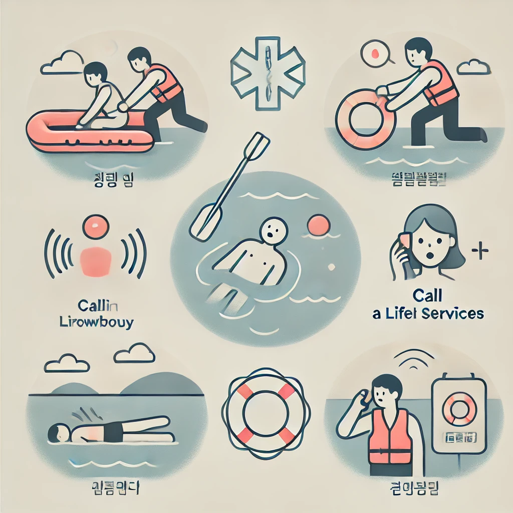 물놀이 안전사고 대비 - 사고 발생시 행동 요령