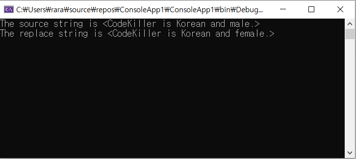 String.Replace Test