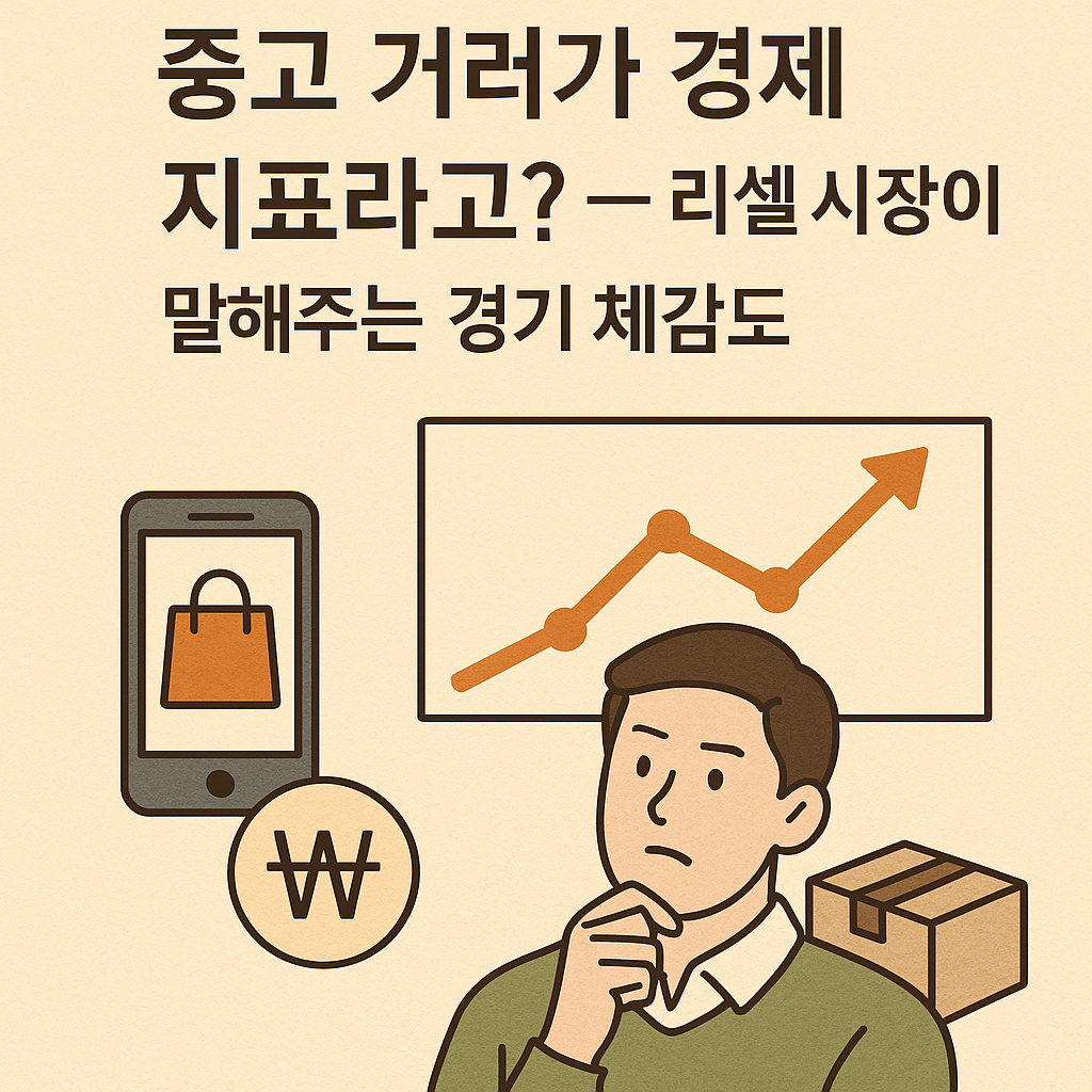 “중고 거래가 경제 지표라고?” — 리셀 시장이 말해주는 경기 체감도