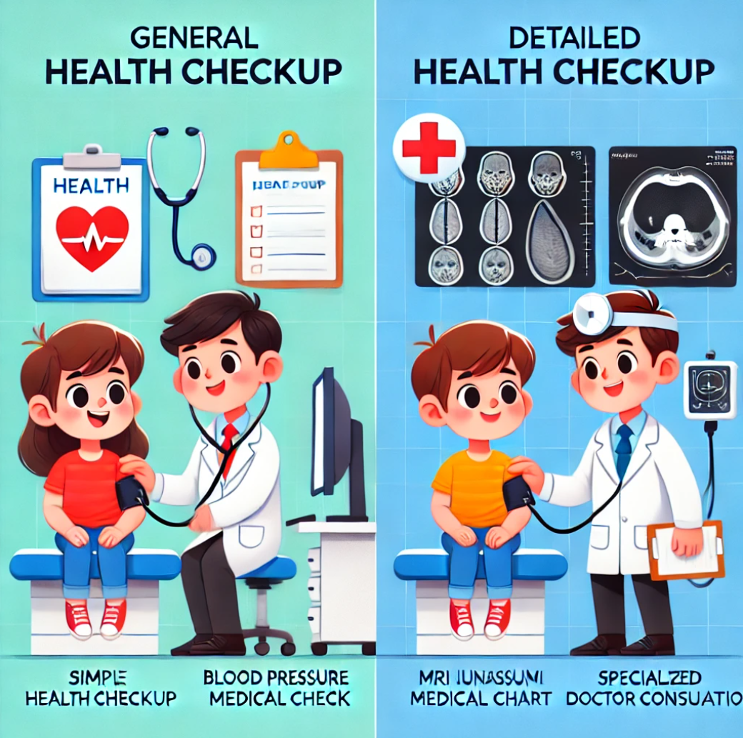 건강검진 vs 정밀검진