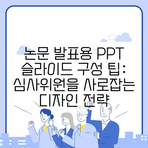 논문 발표용 PPT 슬라이드 구성 팁: 심사위원을 사로잡는 디자인 전략