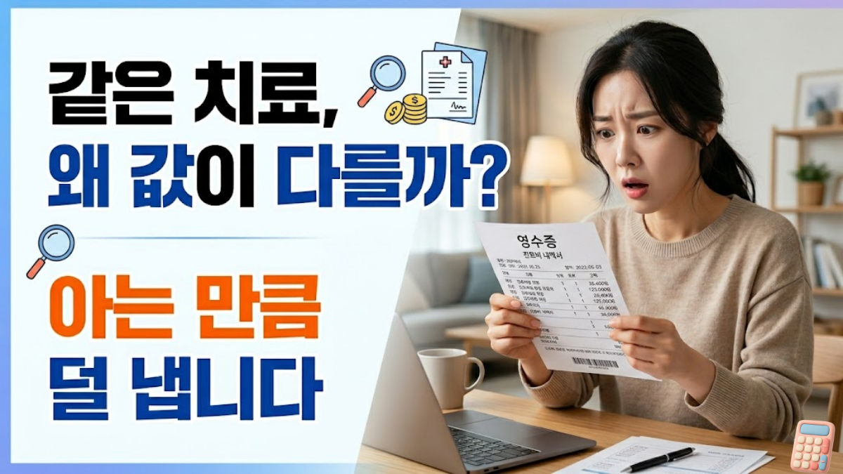 같은 치료, 왜 값이 다를까