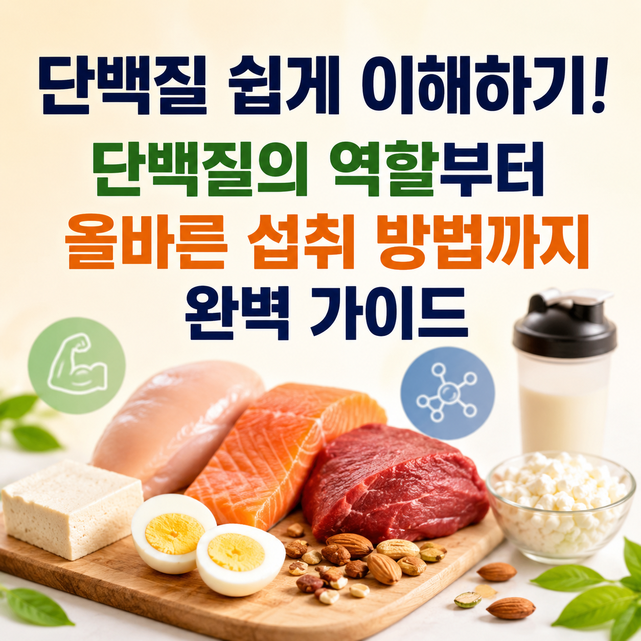 단백질 쉽게 이해하기