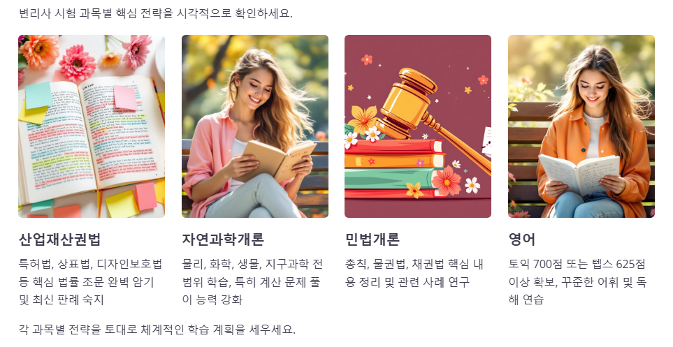 변리사 시험 공부법