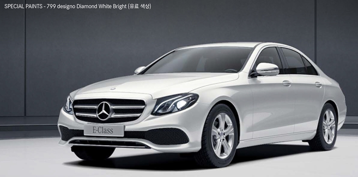 e 클래스 색상코드 Diamond White Bright( 색상코드 :  799)