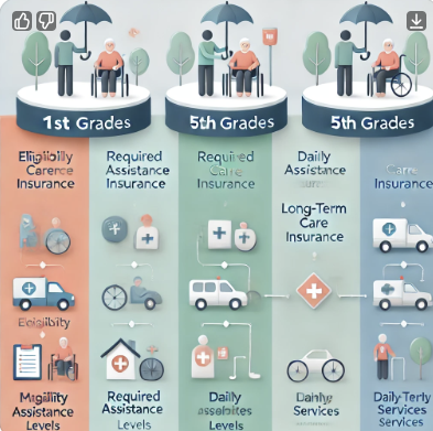노인 장기요양보험 1~5등급 차이점 관련 사진