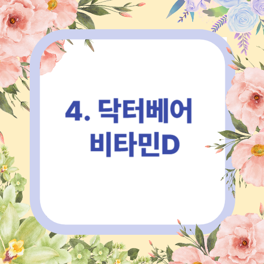 다이소영양제 건강기능식품 추천 제품 TOP 4