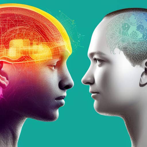 AI와 커뮤니케이션하는 이미지