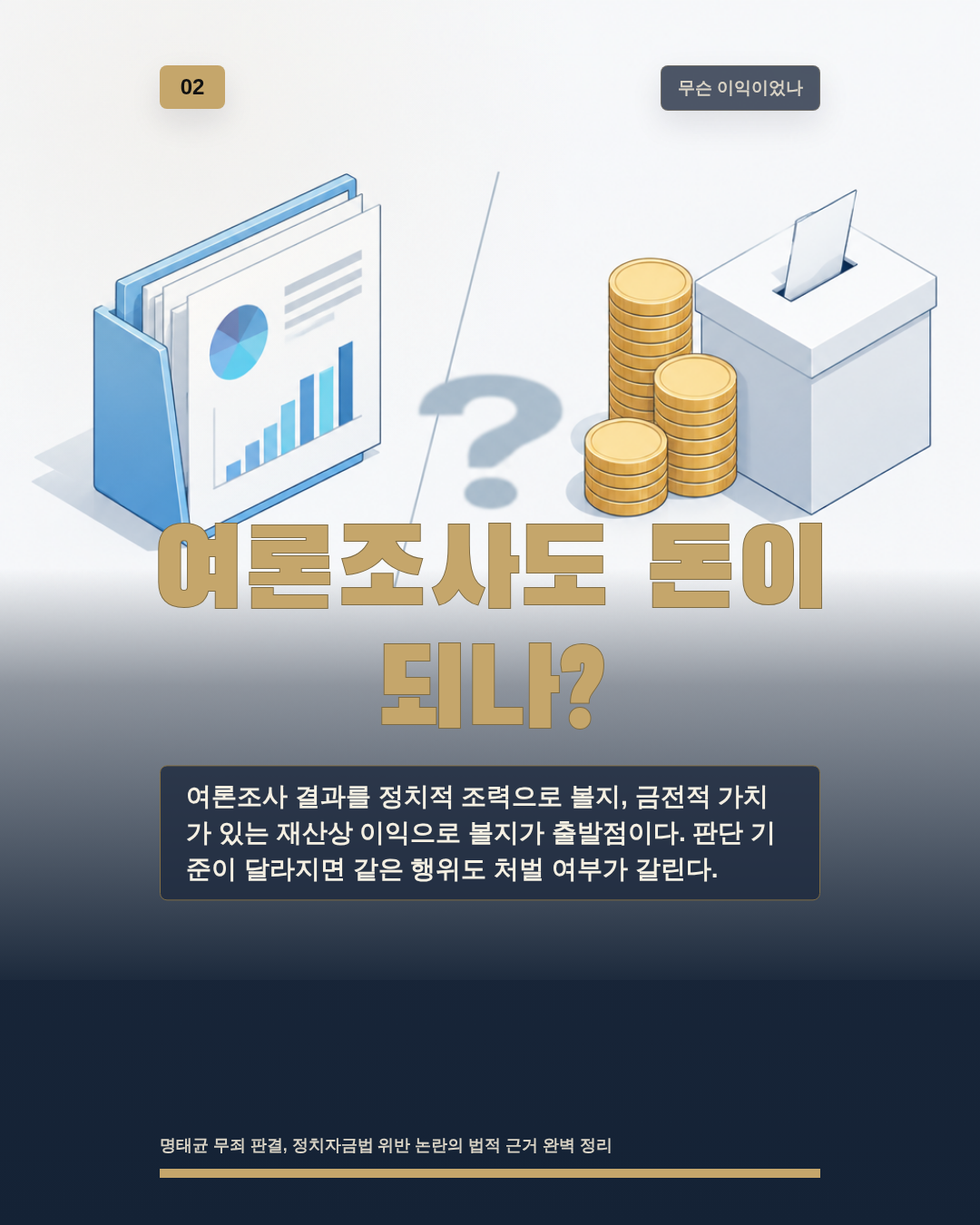 여론조사도 돈이 되나?