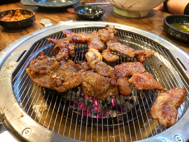 굽는 중