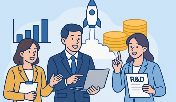 R&D 지원받기 위해 상의하는 이미지
