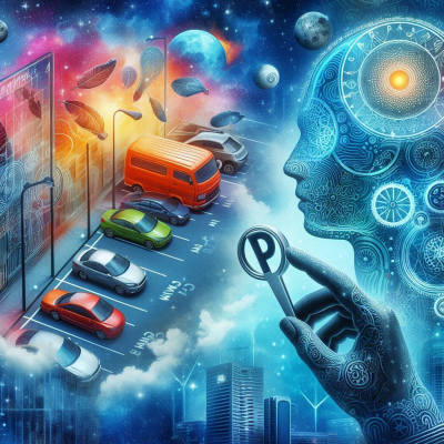 자동차 산업에 관련된 창의적인 아이디어와 꿈을 표현한 이미지