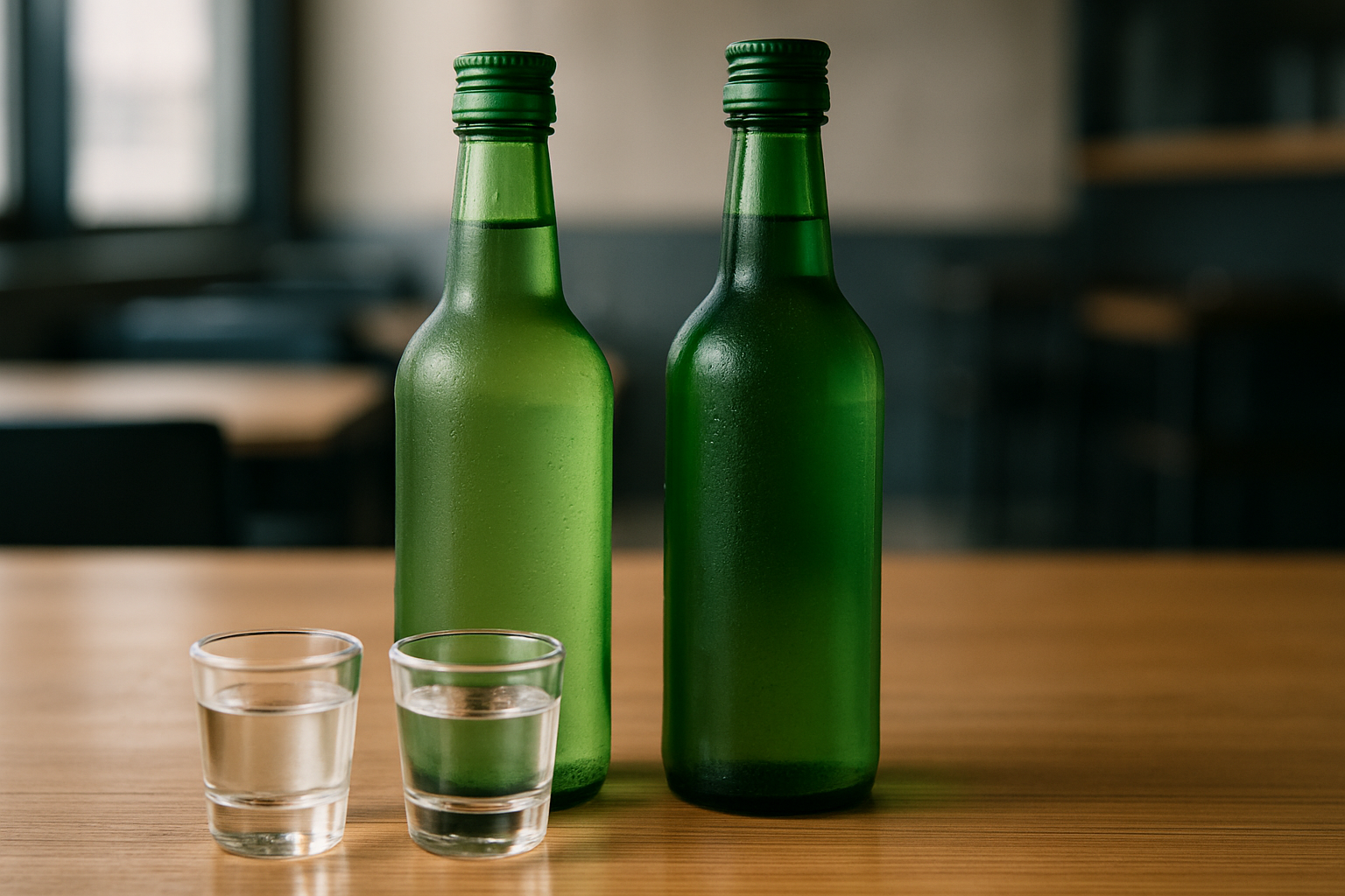 저도수 소주, 일반 소주 도수,칼로리,숙취비교 이미지