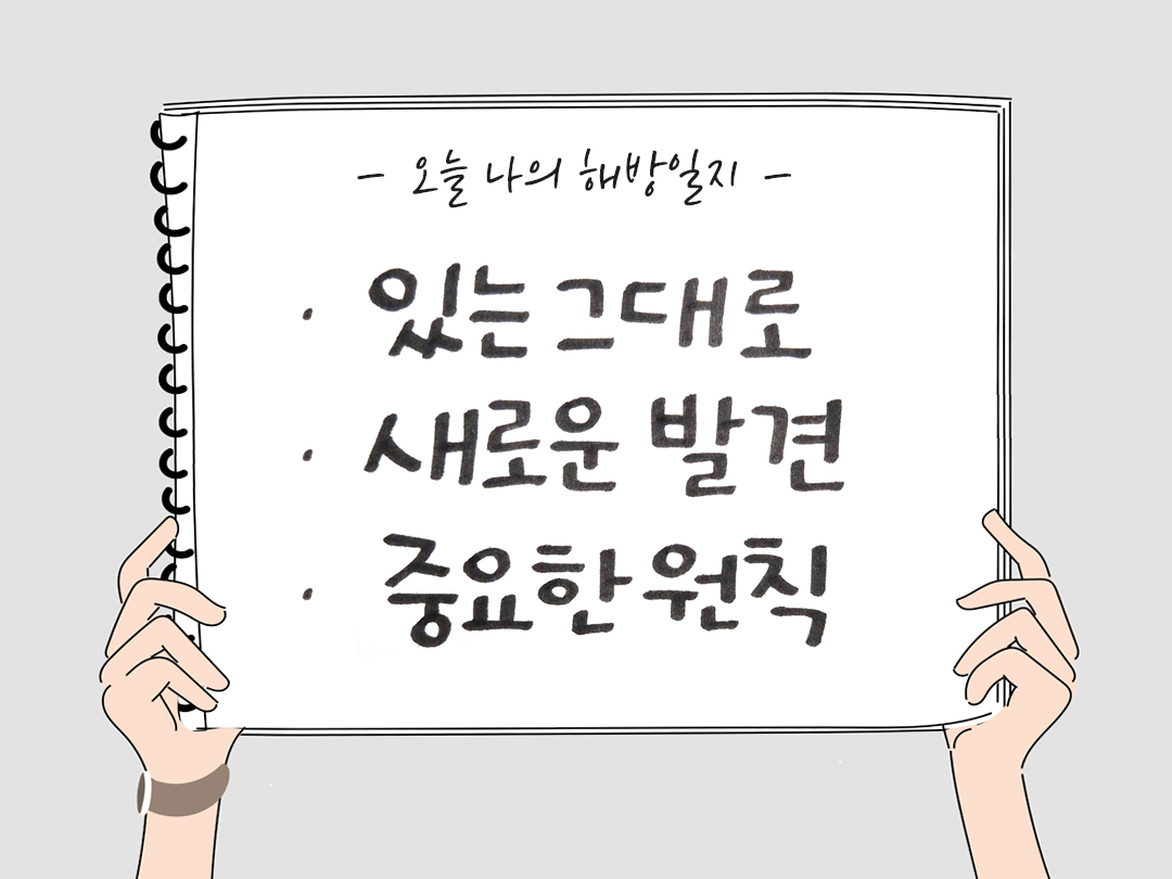 오늘 나의 해방일지 : 감사를 통해 발견한 행복 오늘 감사한 순간들