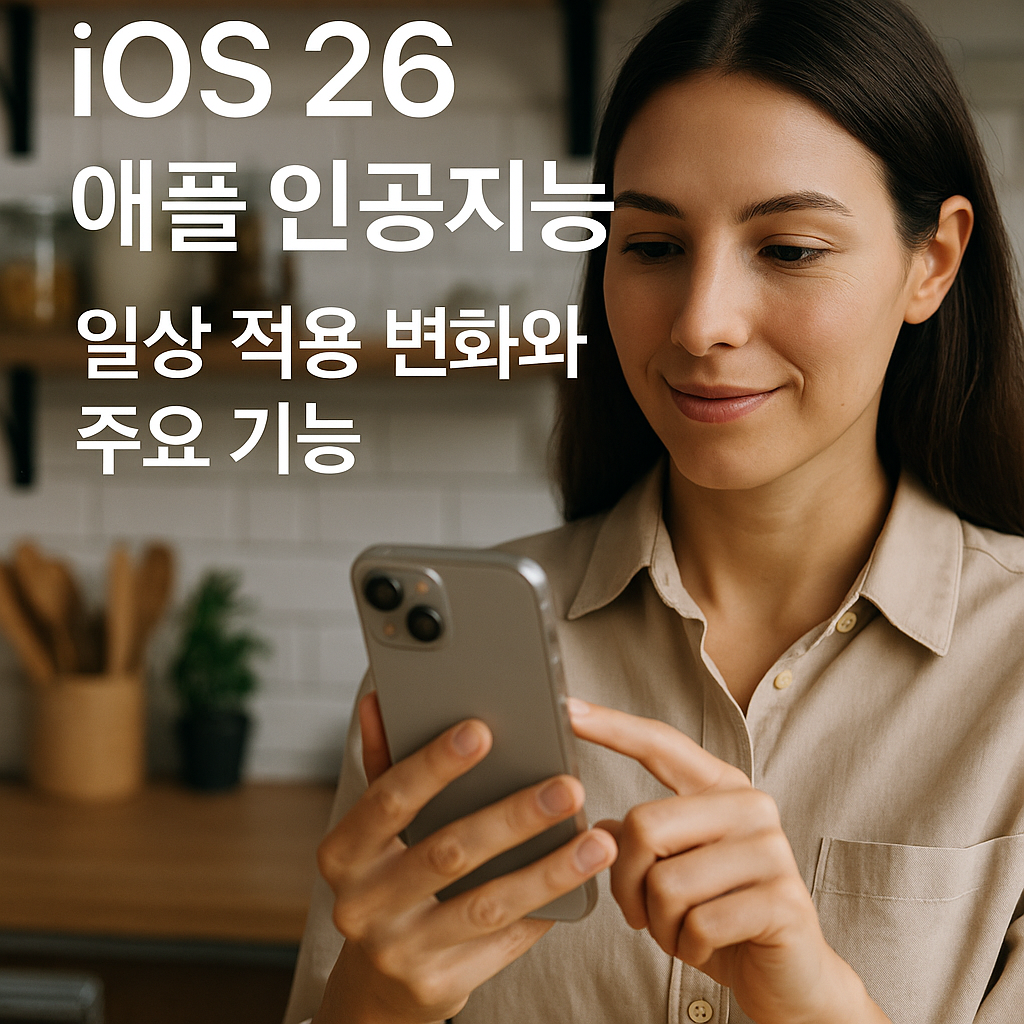 iOS 26 애플 인공지능 일상 적용 변화와 주요 기능