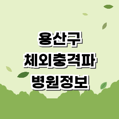 서울 용산구 정형외과