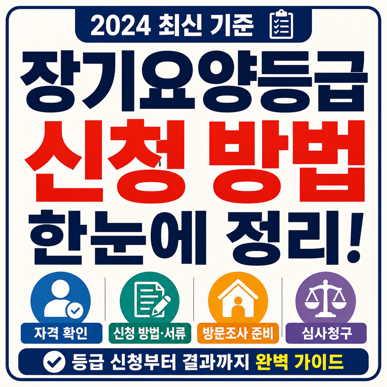 장기요양등급신청 자격 확인과 신청 서류, 방문조사 준비 및 심사청구 절차
