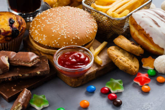 고지방 패스트푸드