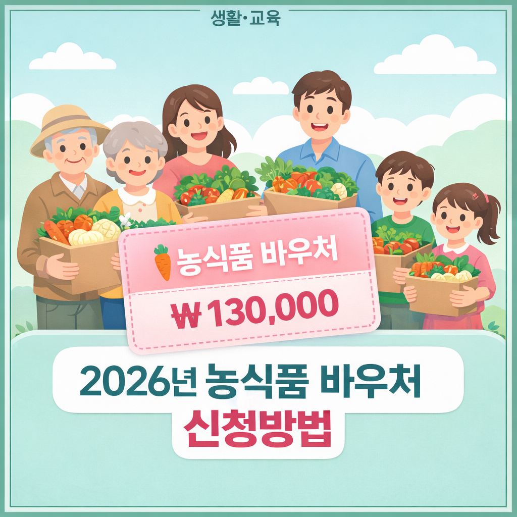 2026년 농식품바우처 신청방법
