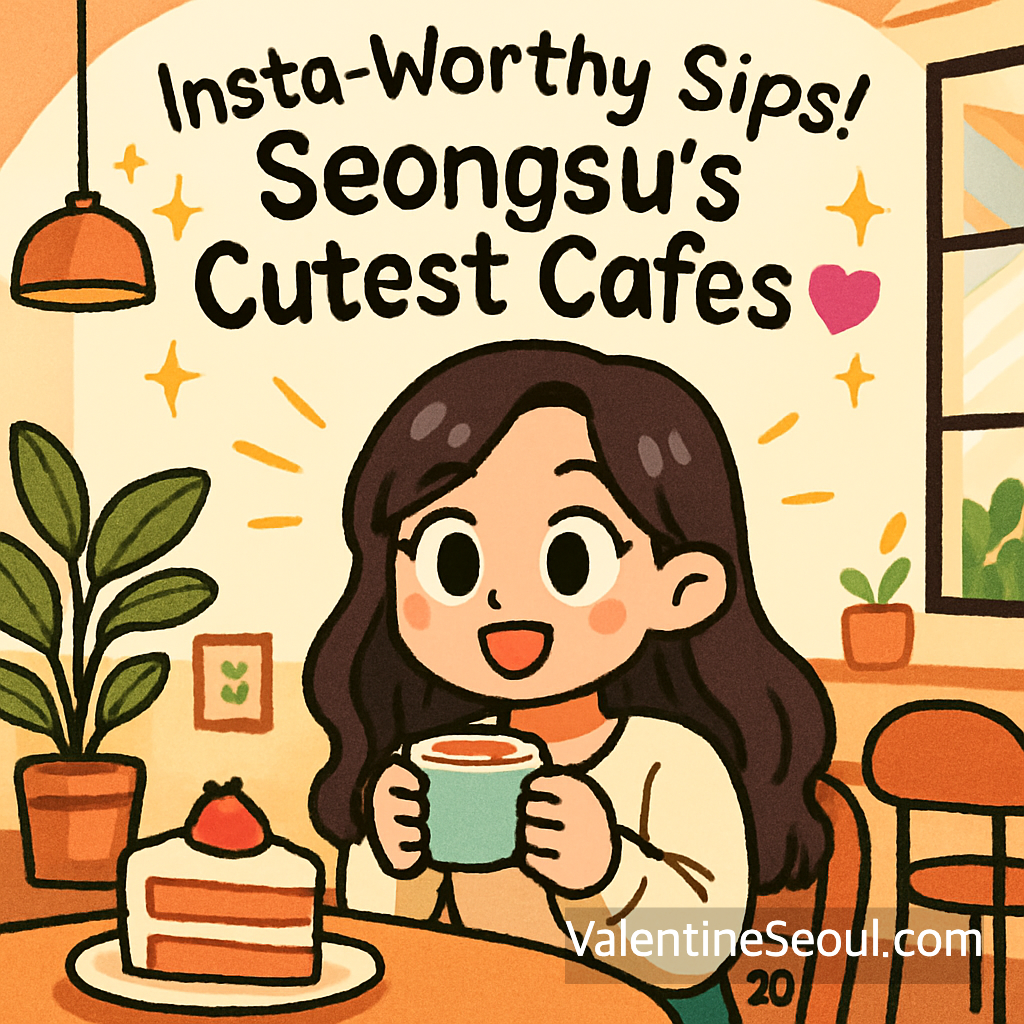 Insta-Worthy Sips! Seongsu's Cutest Cafes ☕️💖