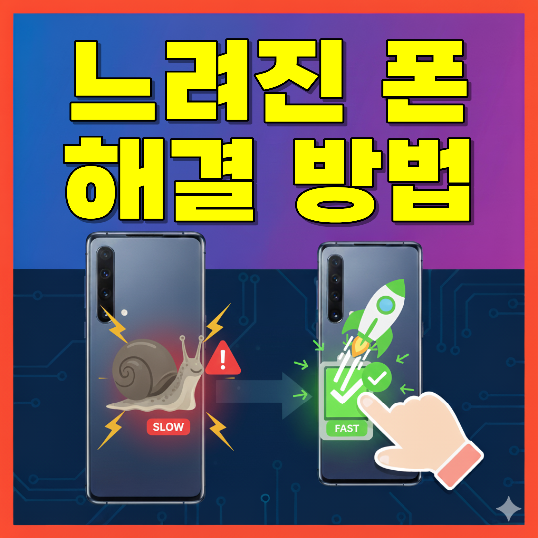 느려진폰해결방법