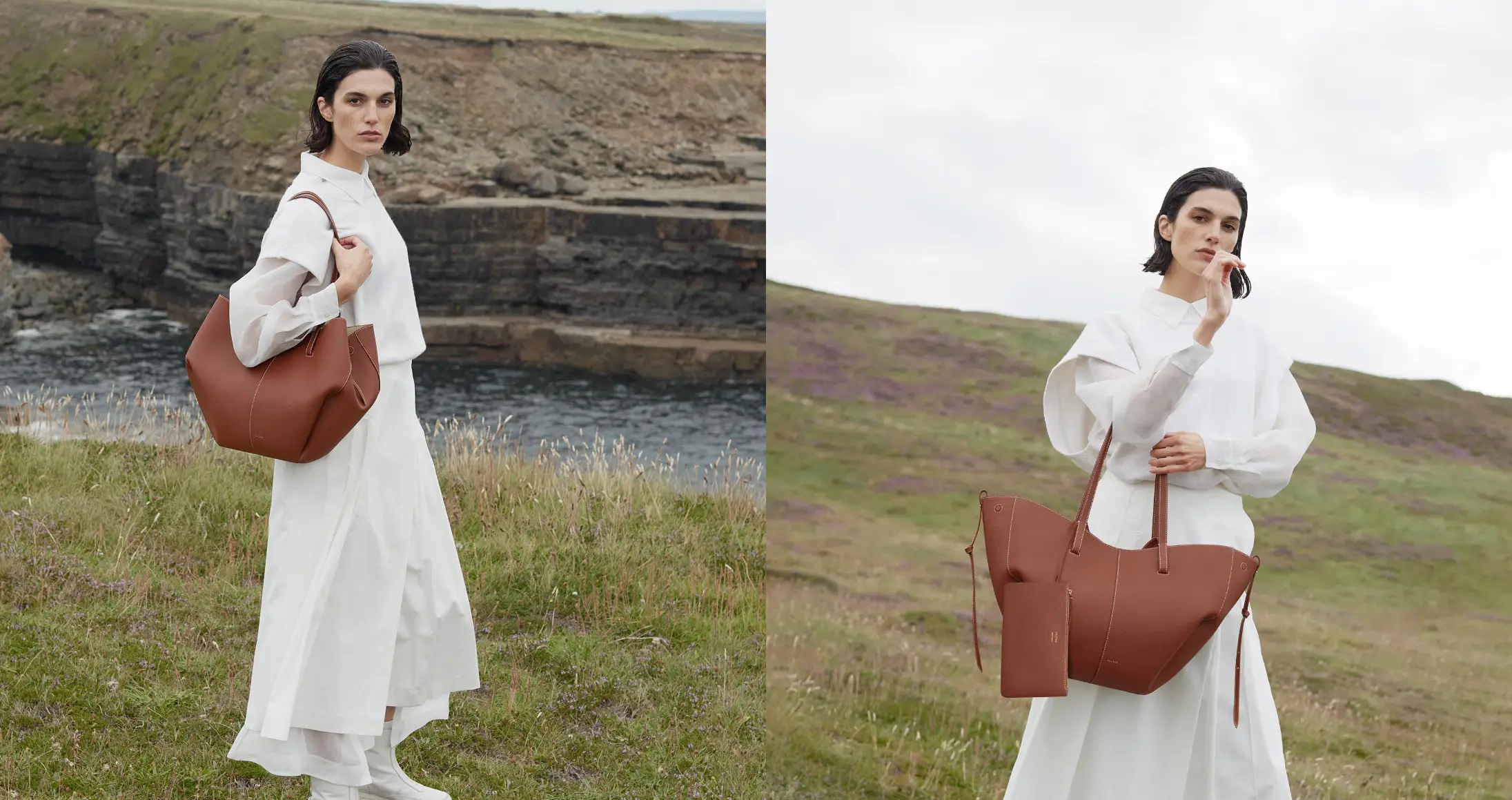 폴렌느-가방을-메고-있는-여자-모델