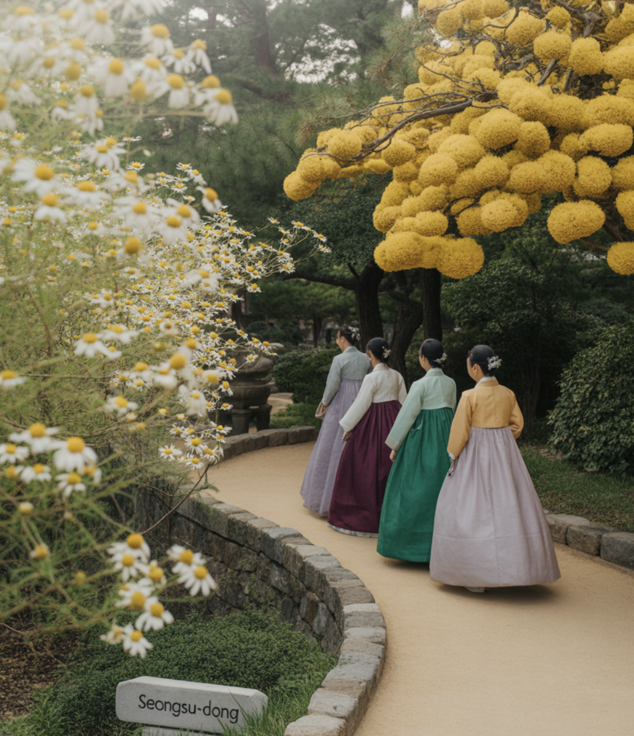 '수수함'의 황매화 vs '화려함'의 죽단화