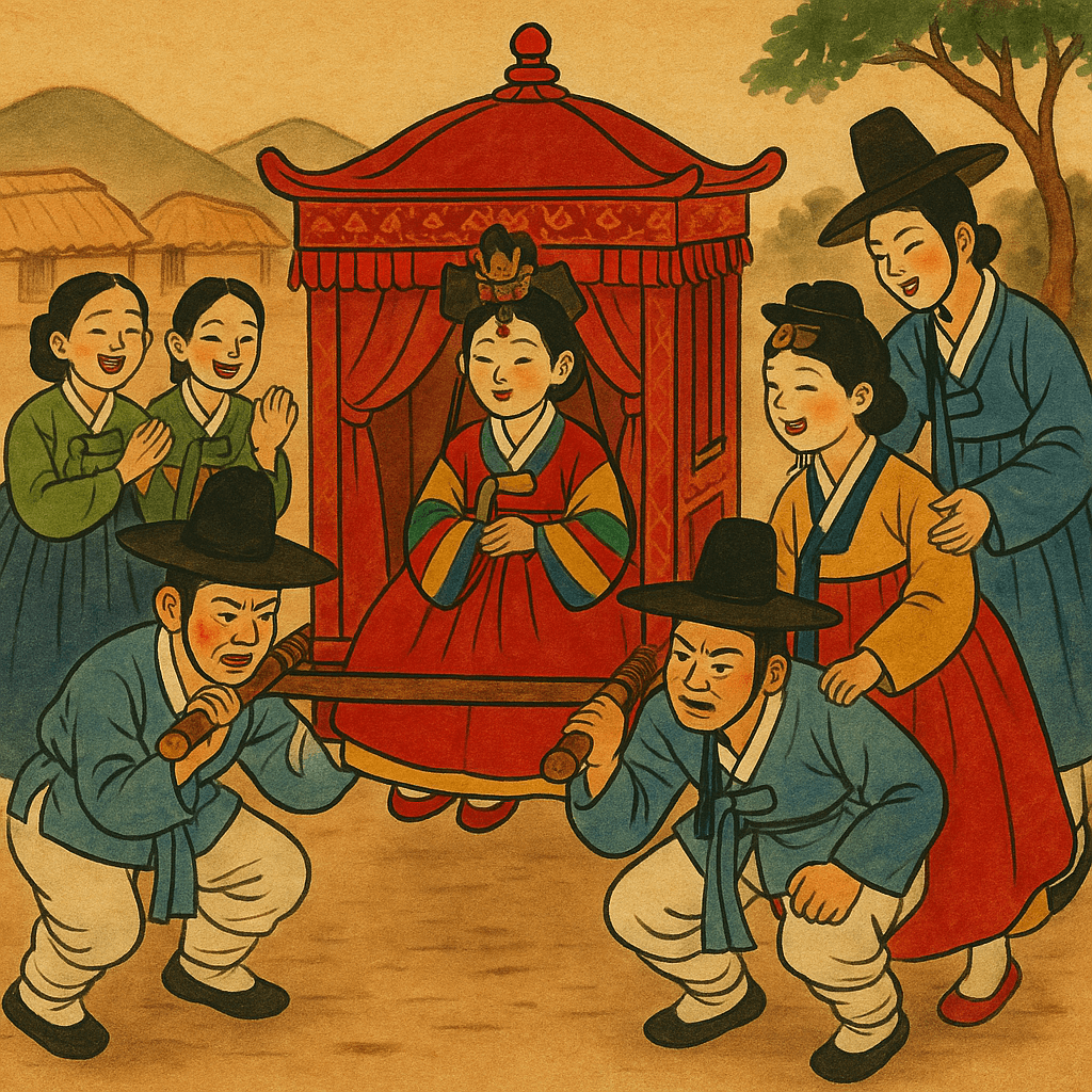 가마놀이와 색시놀이