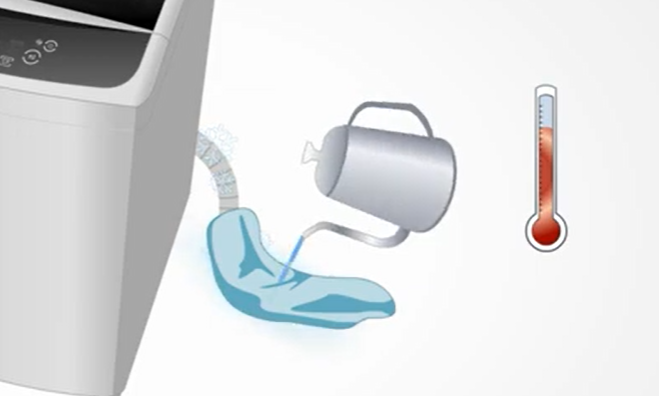 배수가 안되는 경우 급수 호스와 수도꼭지 녹이기 