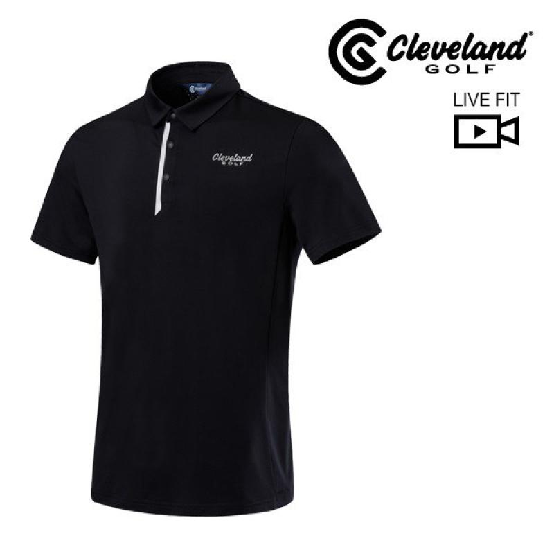 클리브랜드 네오 플래티넘 핫멜팅 타공메쉬 남성 골프 반팔티셔츠 골프웨어