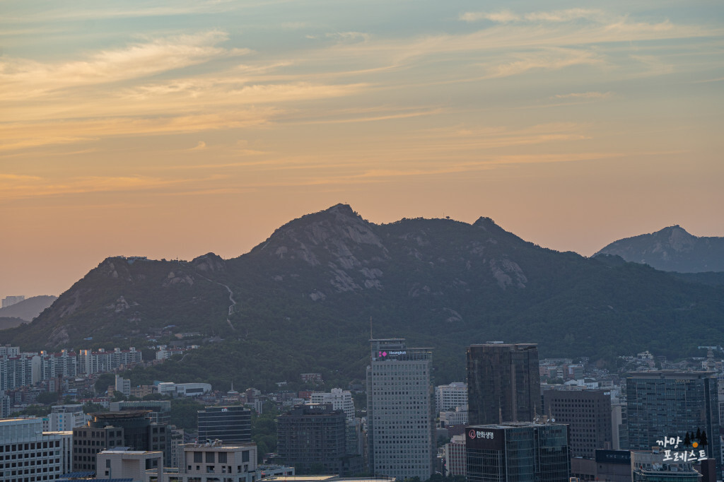 잠두봉 포토 아일랜드 인왕산