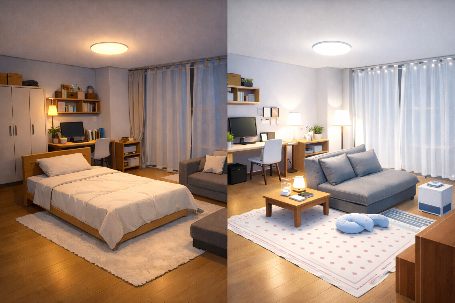 집이 더 넓어 보이는 조명 배치