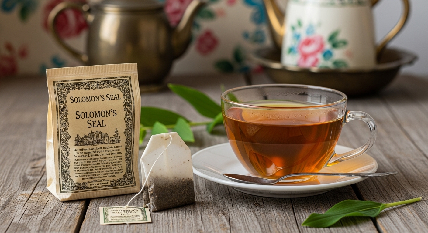 둥굴레차 (Solomon's Seal Tea) - 구수한 맛, 피부 미용 효과 전통의 지혜가 담긴 차